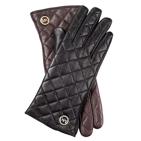 michael kors black gloves|Michael Kors leather gloves.